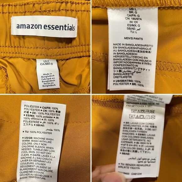 New Men's hiking pants Quick Dry Large Pull On Camel that absorb moisture - Picture 10 of 16